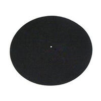 Rega Turntable Mat Black - Standard Filtmatte til Rega, 100% ull, sort